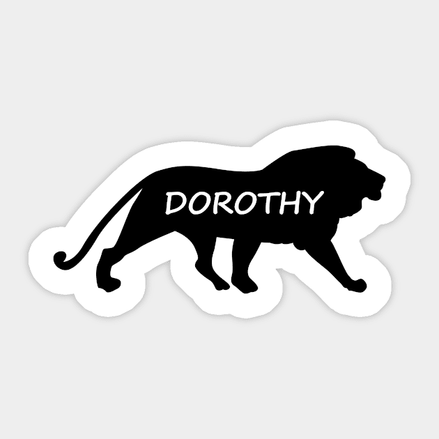 Dorothy Lion Sticker by gulden